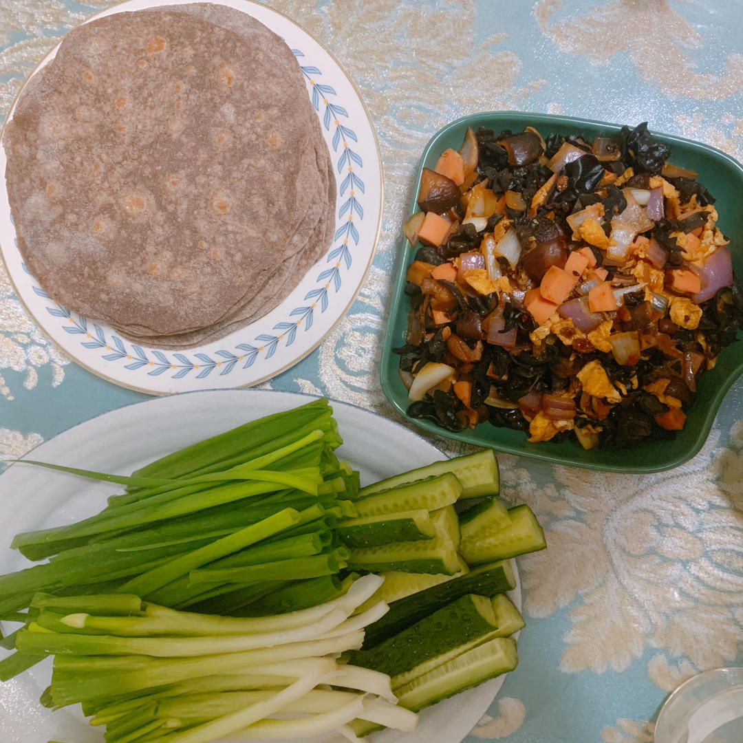 【低脂减肥】健康好吃的全黑麦单饼/春饼/卷饼