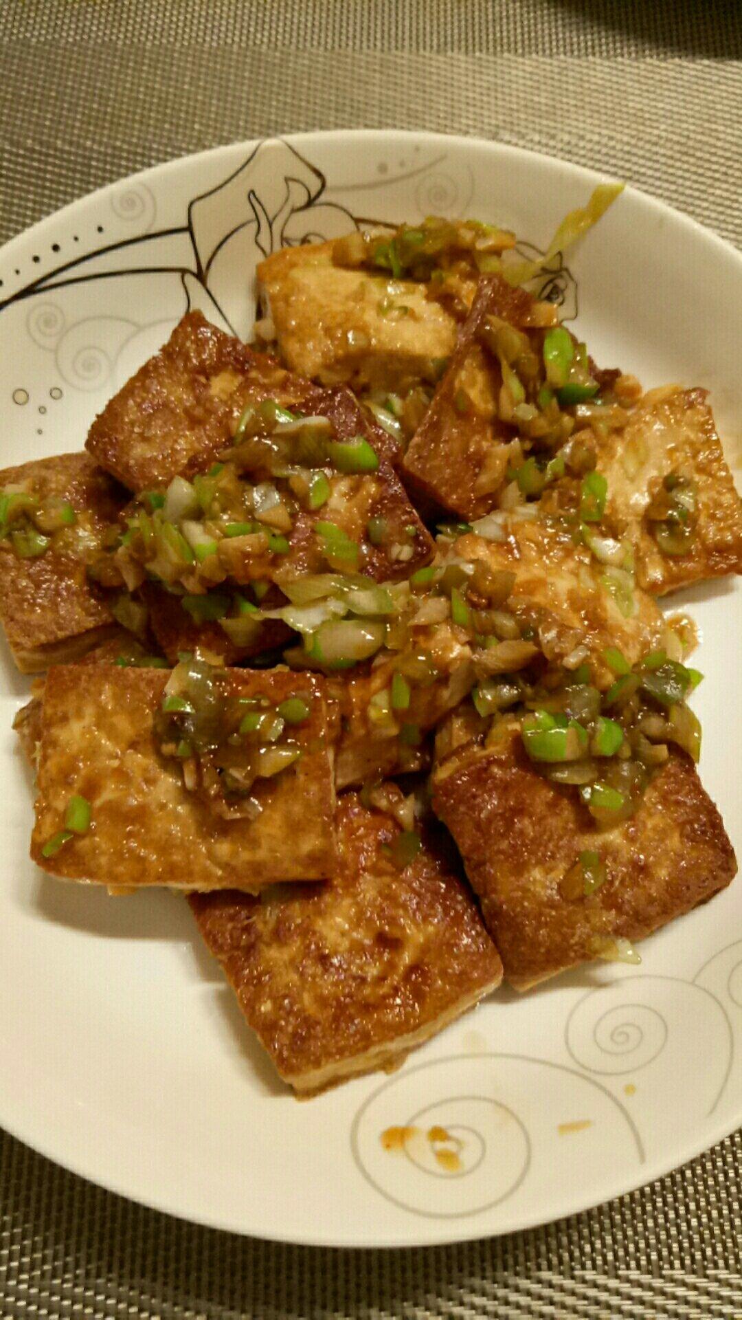 无敌好吃的香煎豆腐