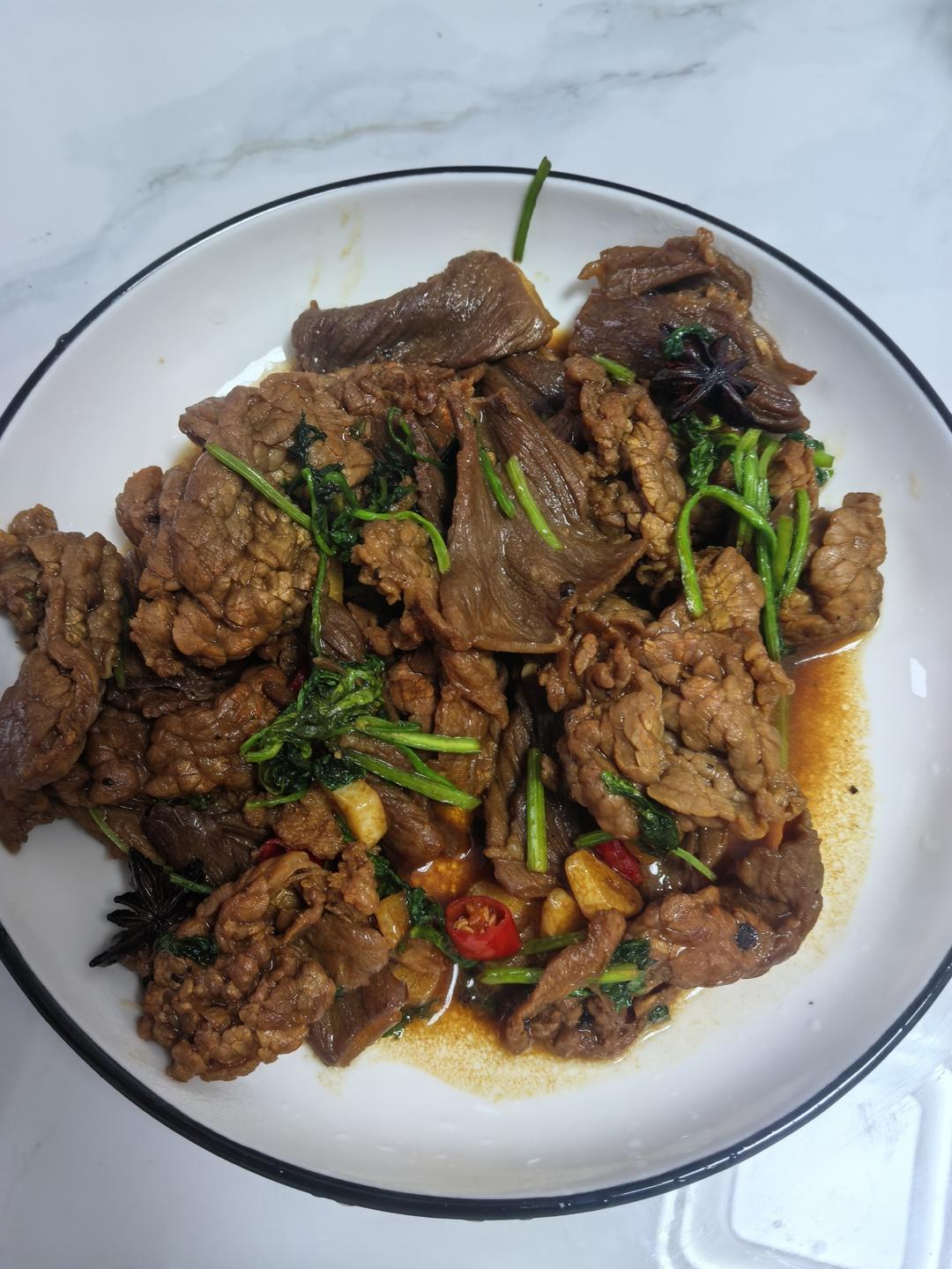 香菜牛肉
