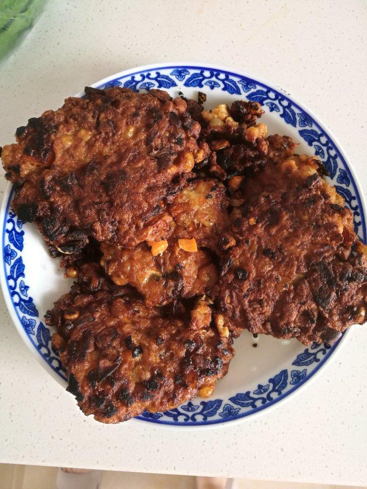 胡萝卜鲜虾饼