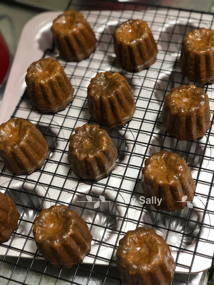 波尔多可露丽（鸳鸯奶茶与抹茶）—便宜钢模无需震面糊