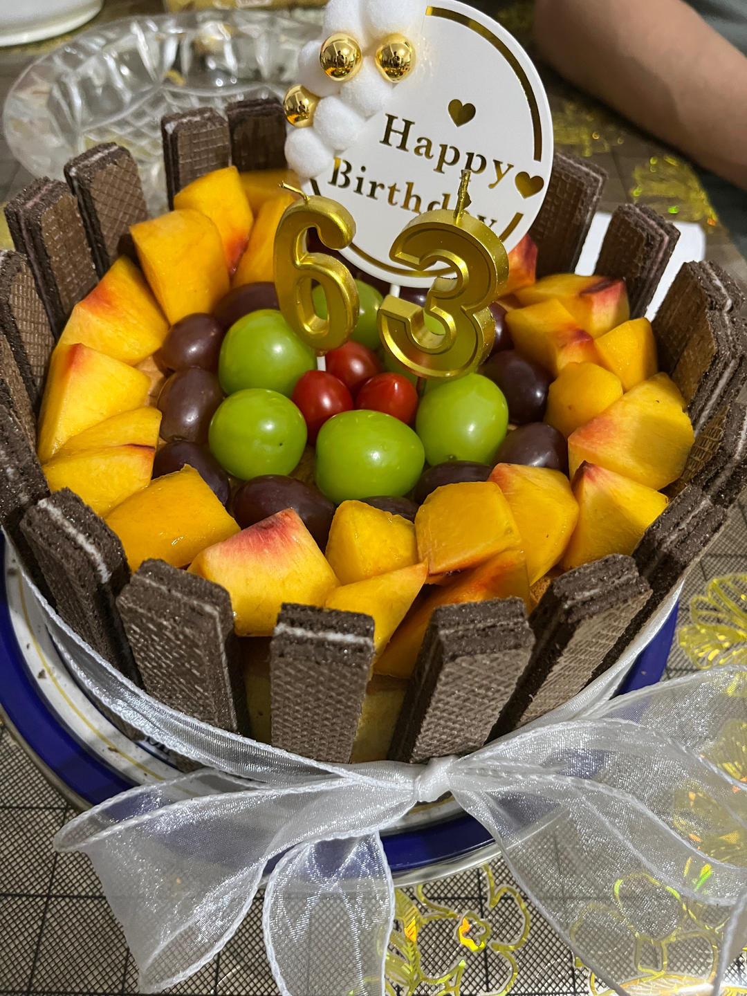 8寸无奶油生日蛋糕