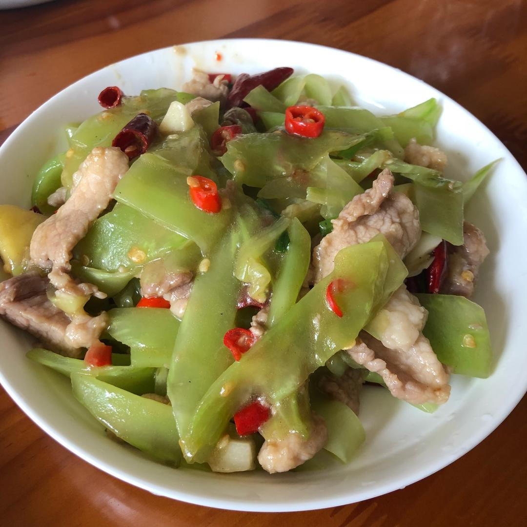 莴笋炒肉