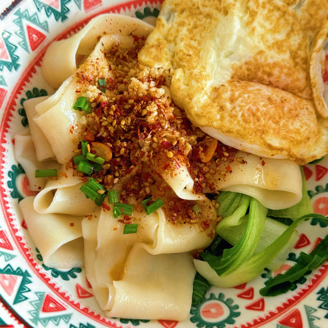 油泼扯面这样做最方便