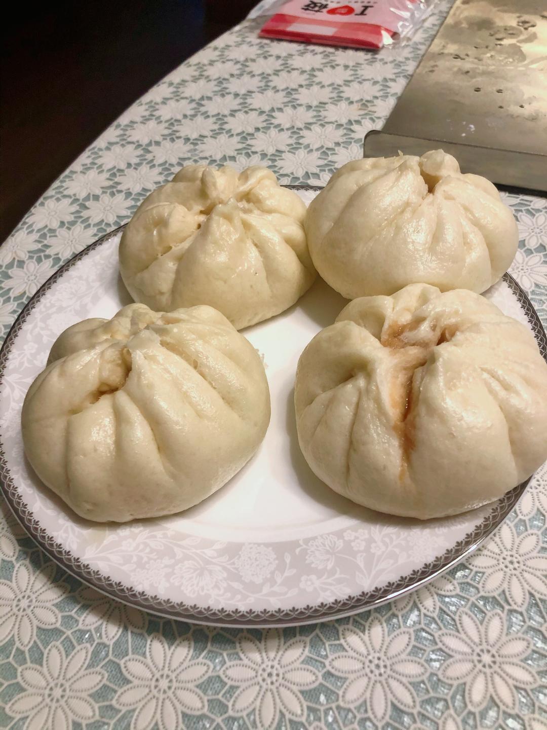 肉包子（面包机和肉馅）