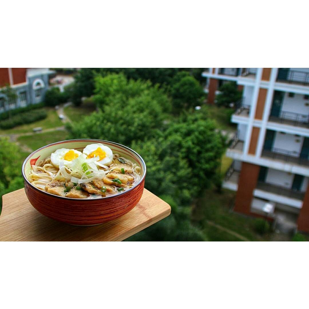 小葱麻油酱油面