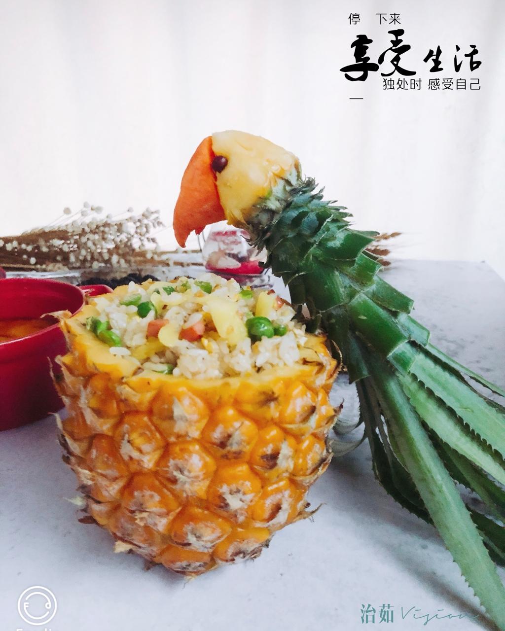 鸟语花香菠萝炒饭
