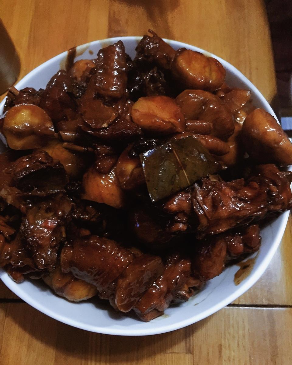 香菇板栗焖鸡