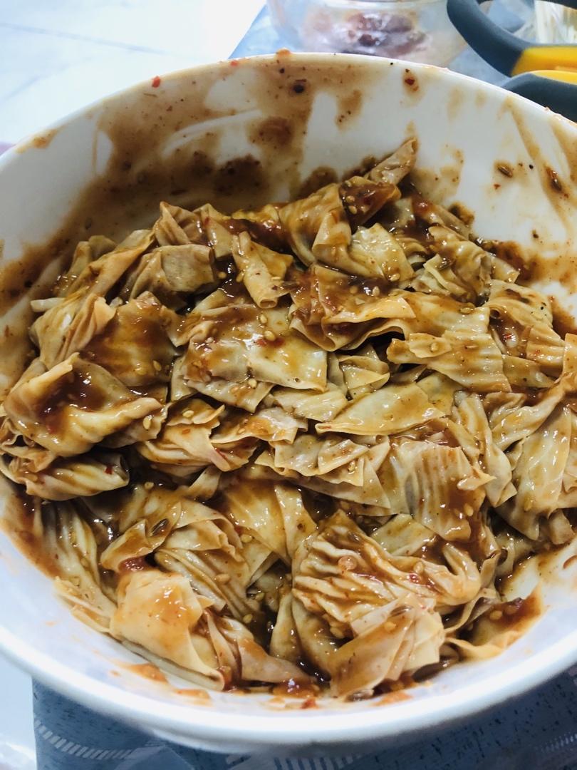 ashin小青做的老式拌豆皮小时候的味道