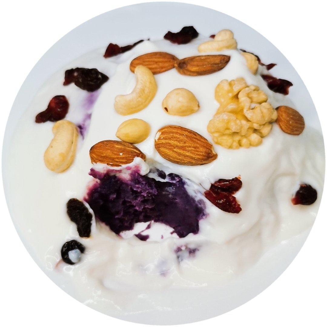 【酸奶紫薯泥】