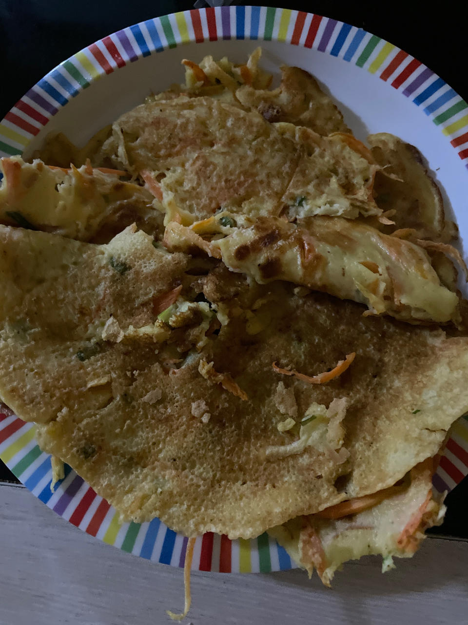 营养早餐 胡萝卜鸡蛋饼