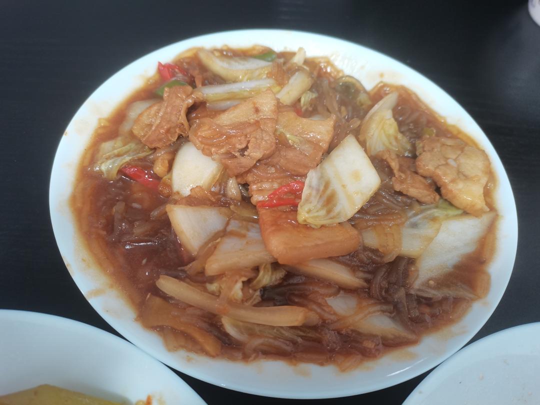猪肉白菜炖粉条