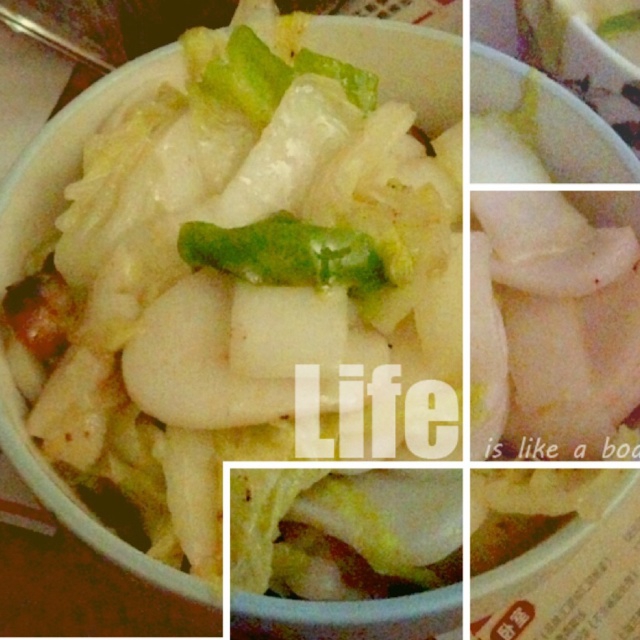 白菜肉丝年糕