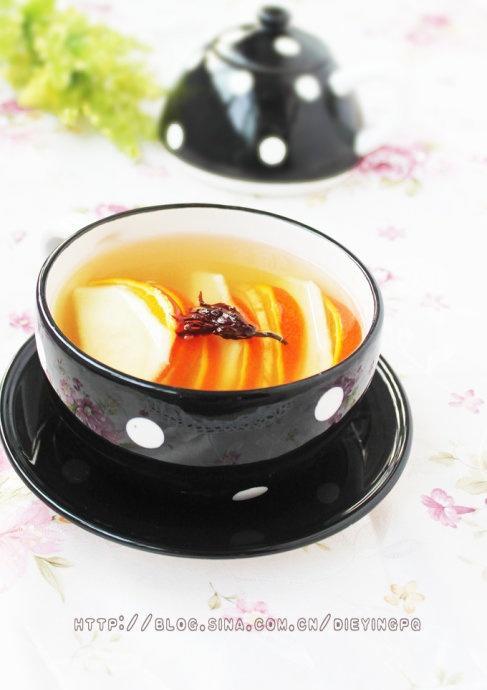 玉兰花果茶的做法