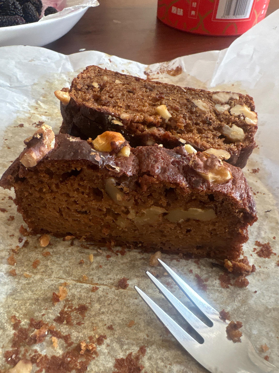 山姆同款｜枣泥核桃蛋糕（低油低糖版）