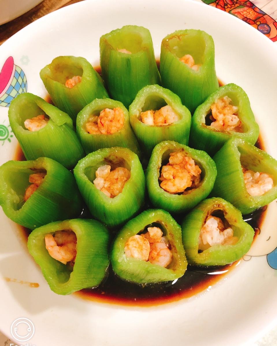 丝瓜蒸虾仁