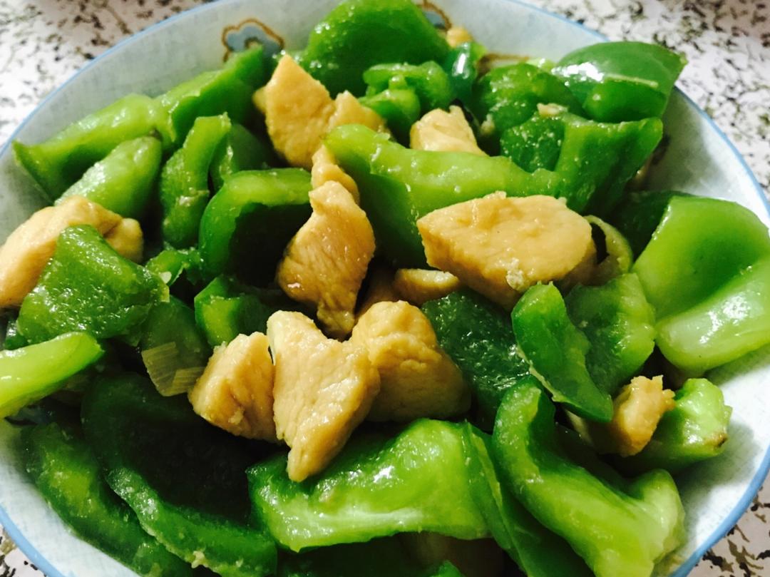 青椒炒鸡腿肉（大厨级别）