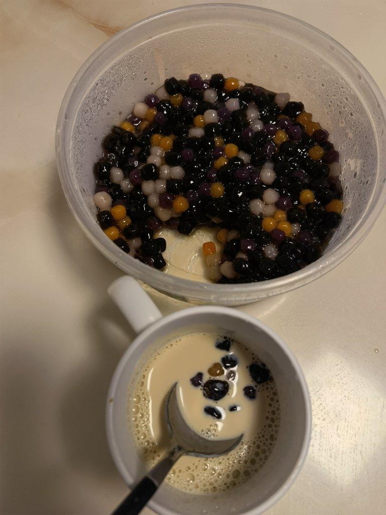 粉依然做的奶茶