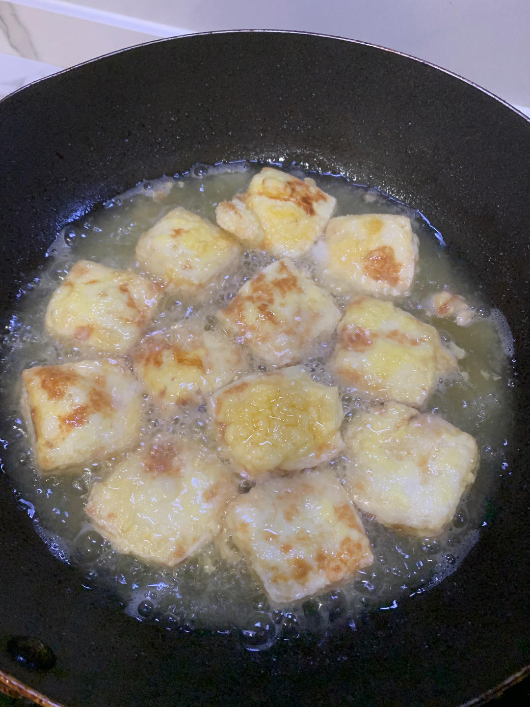超简易炸豆腐
