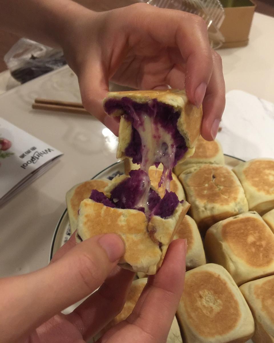 【爆浆紫薯仙豆糕】