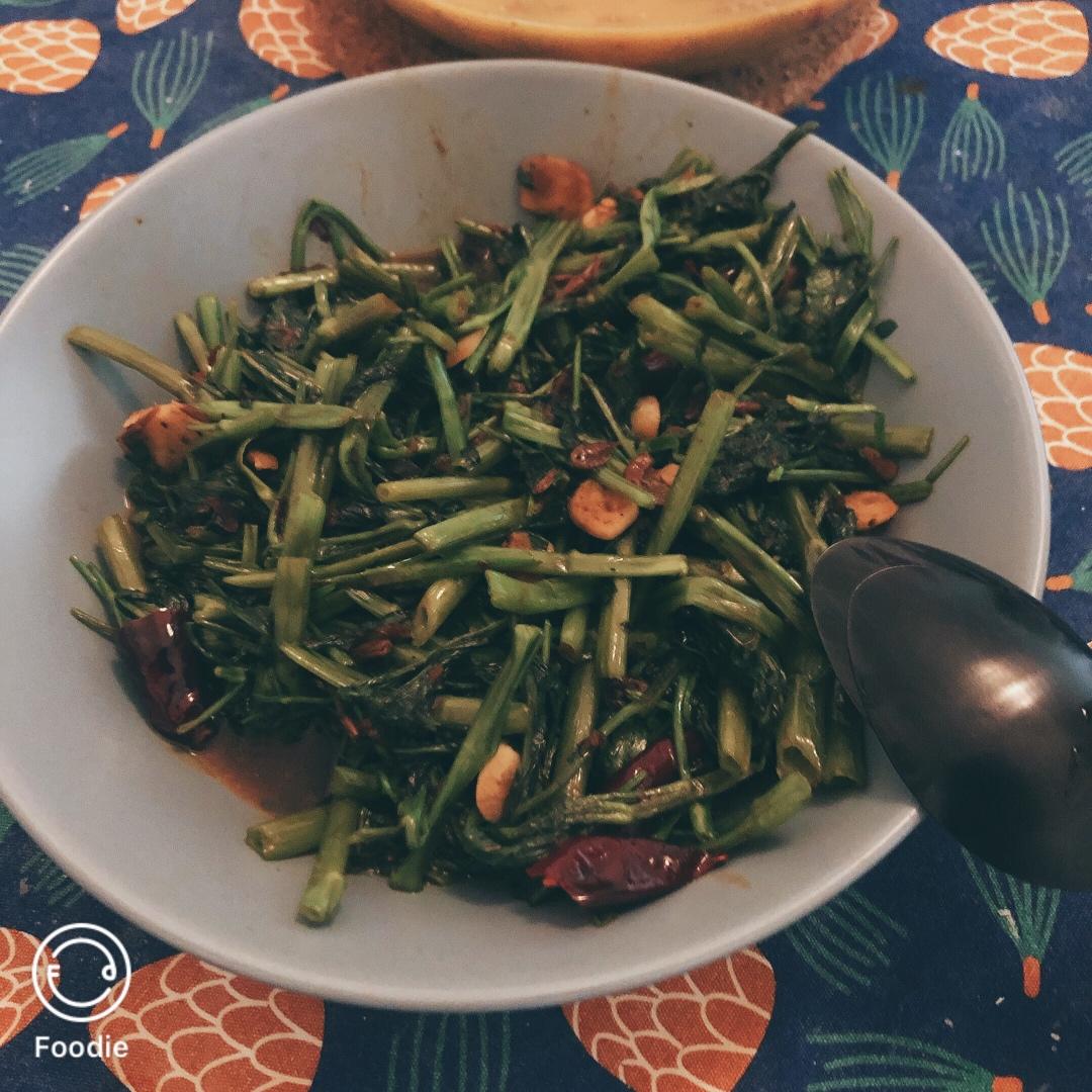 【曼食慢语】虾酱空心菜