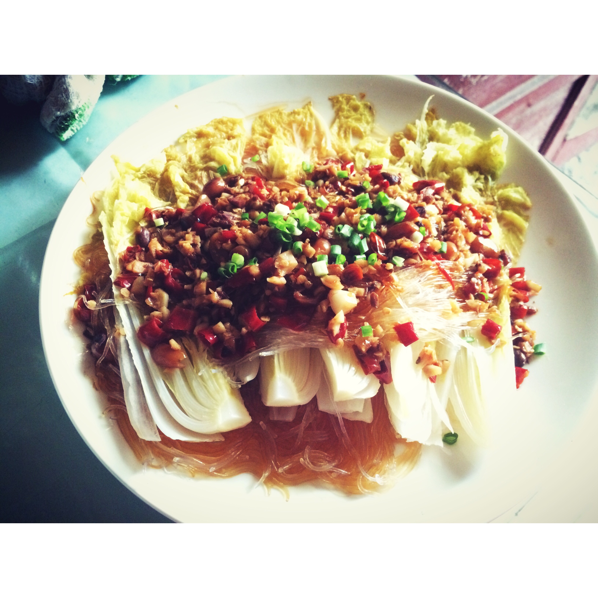 蒜蓉粉丝娃娃菜