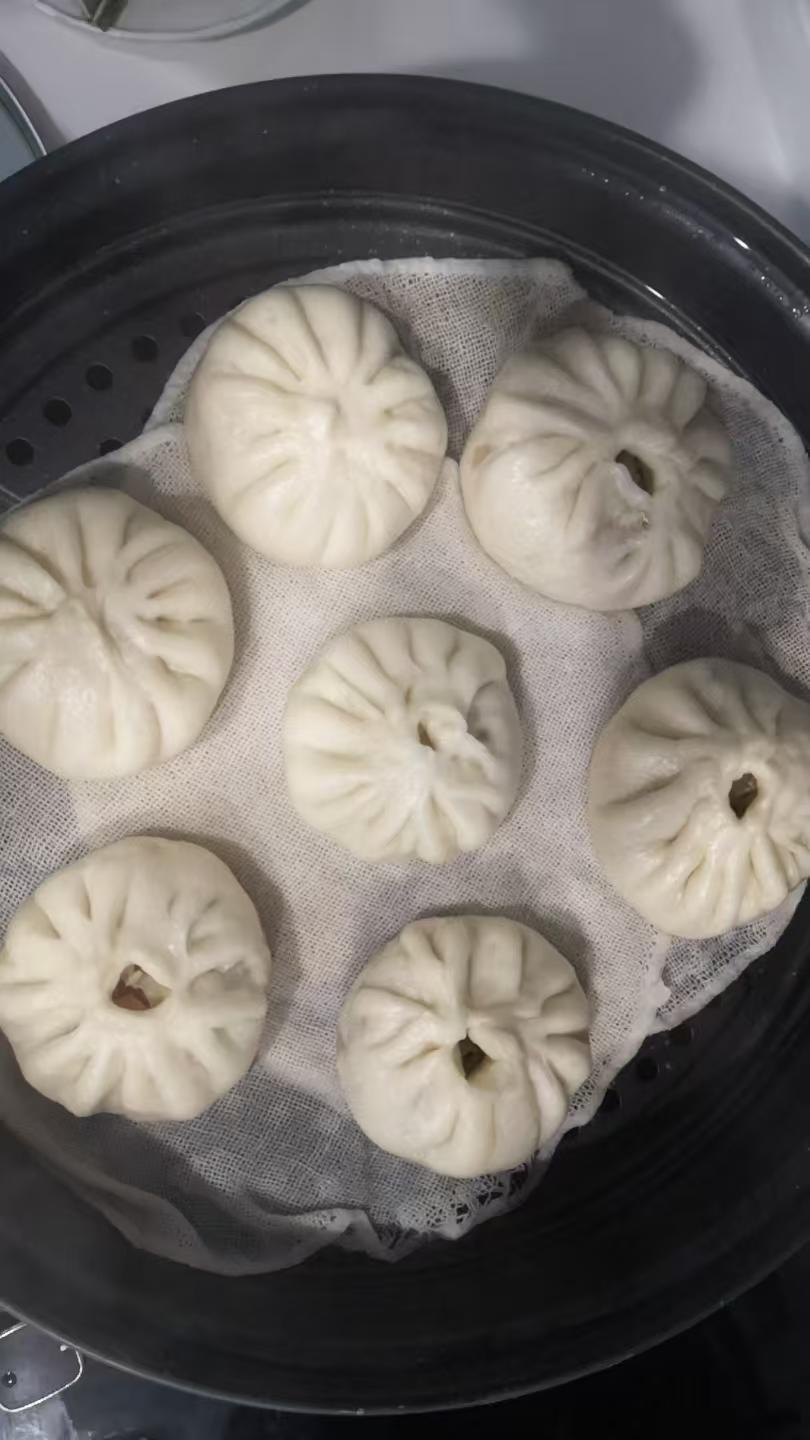 包菜粉丝肉末包子陷