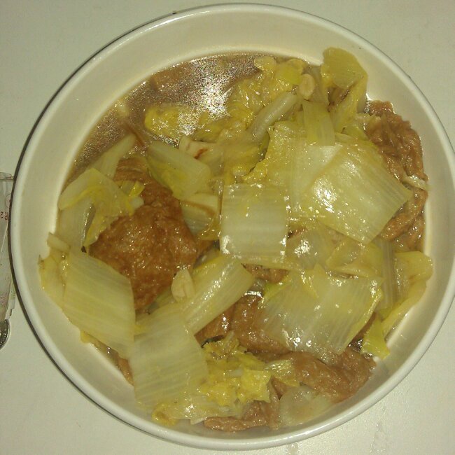 面筋烧白菜