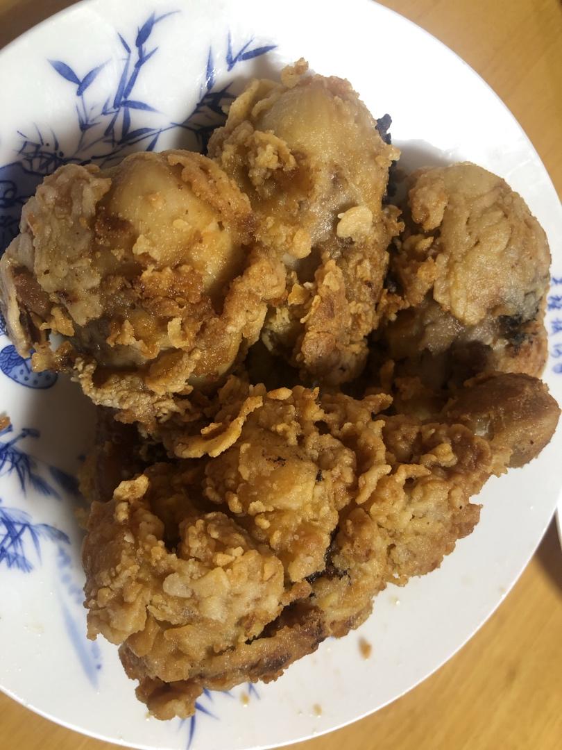 不用炸鸡粉也可以炸出酥脆炸鸡腿