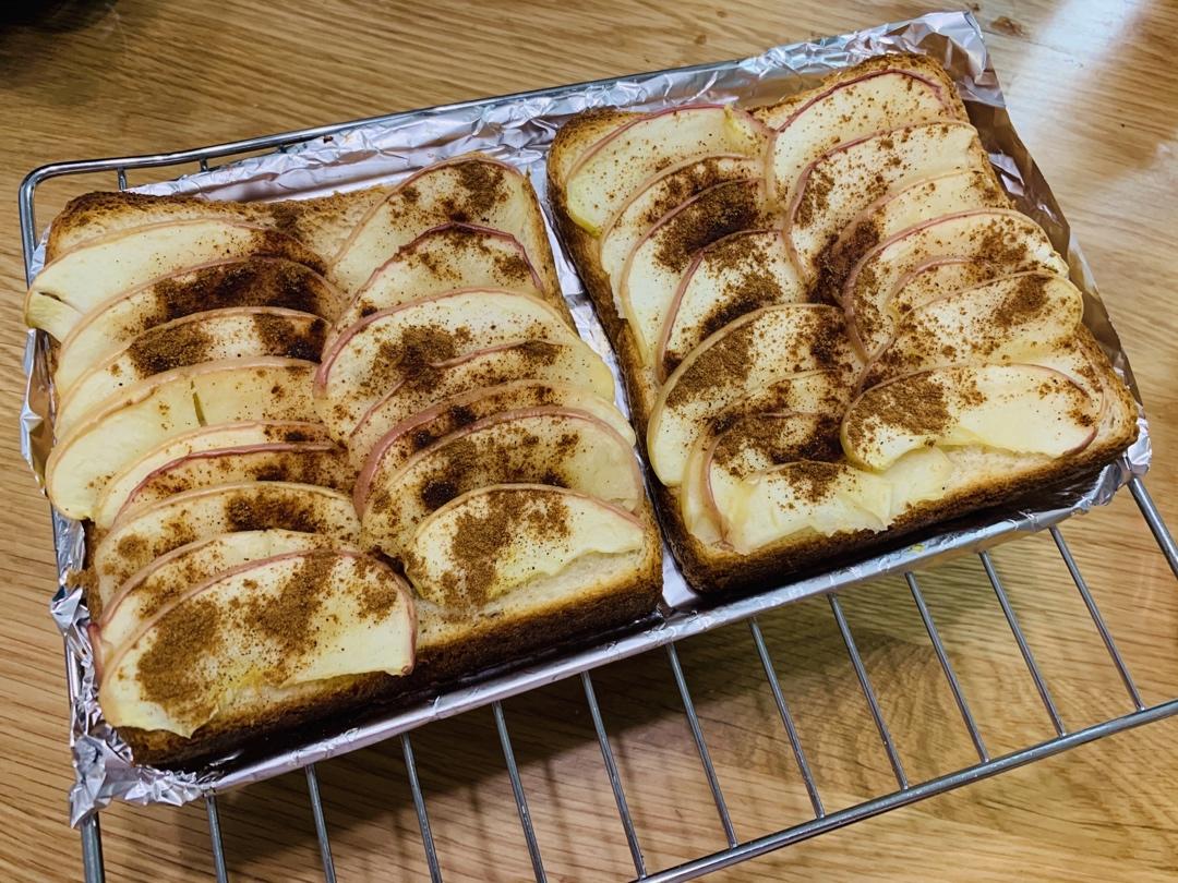 低热量吐司苹果派