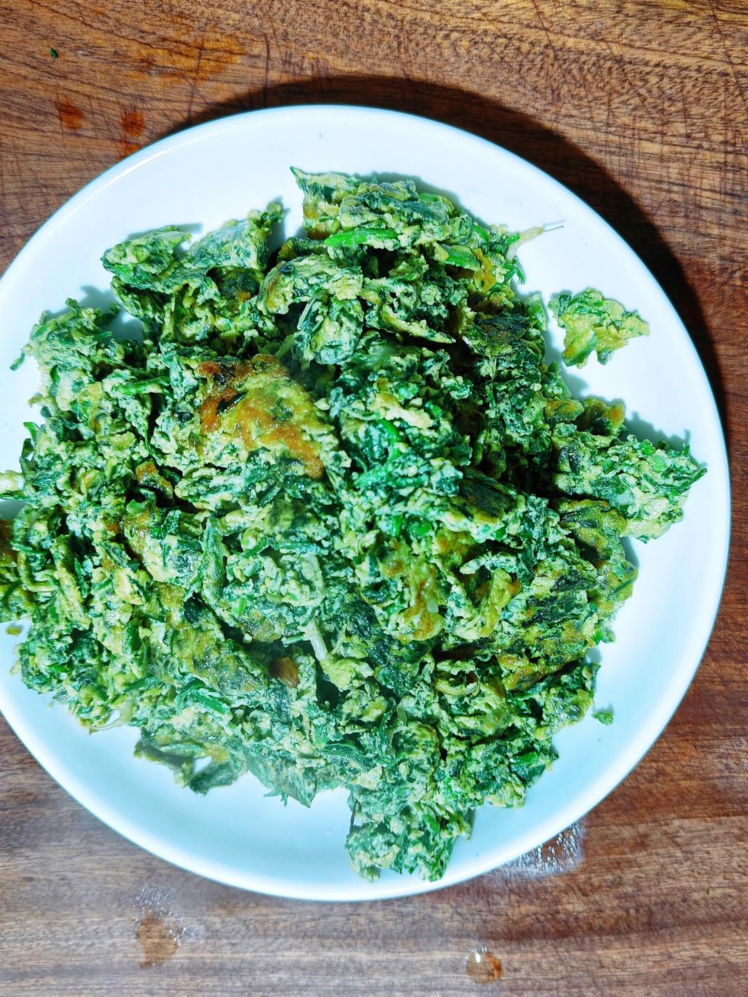 荠菜炒鸡蛋｜一口吃掉整个春天的鲜