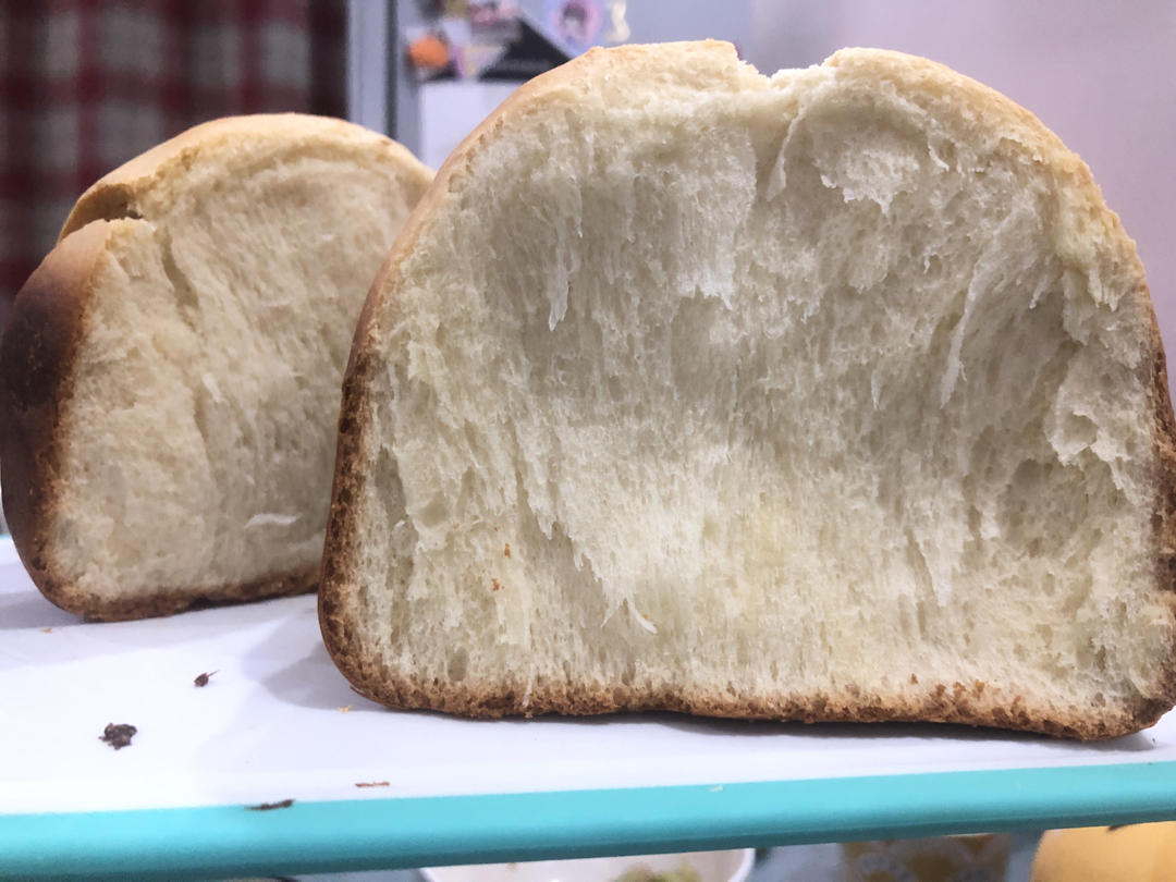 只需一次发酵的超软吐司（附面包机揉手套膜攻略）