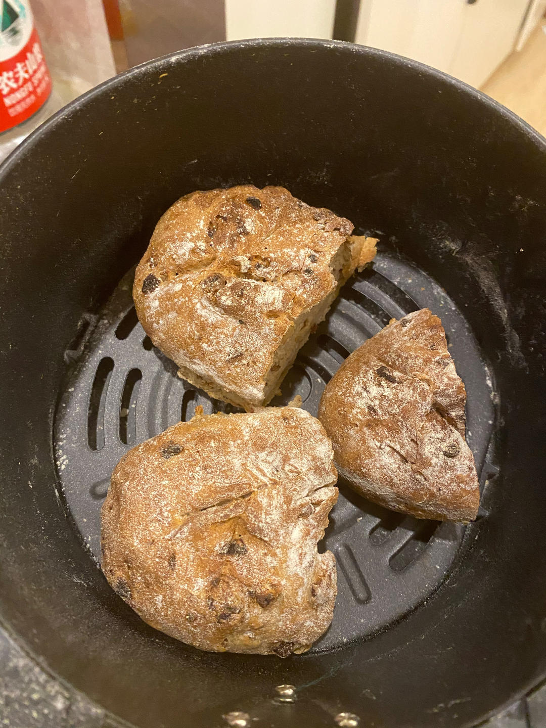 全麦核桃红枣软欧