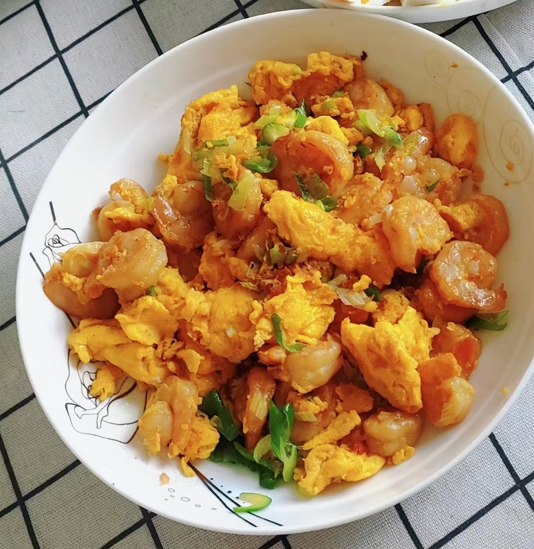 虾仁滑蛋