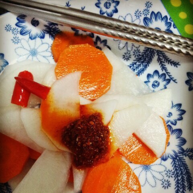 酸甜脆爽腌萝卜