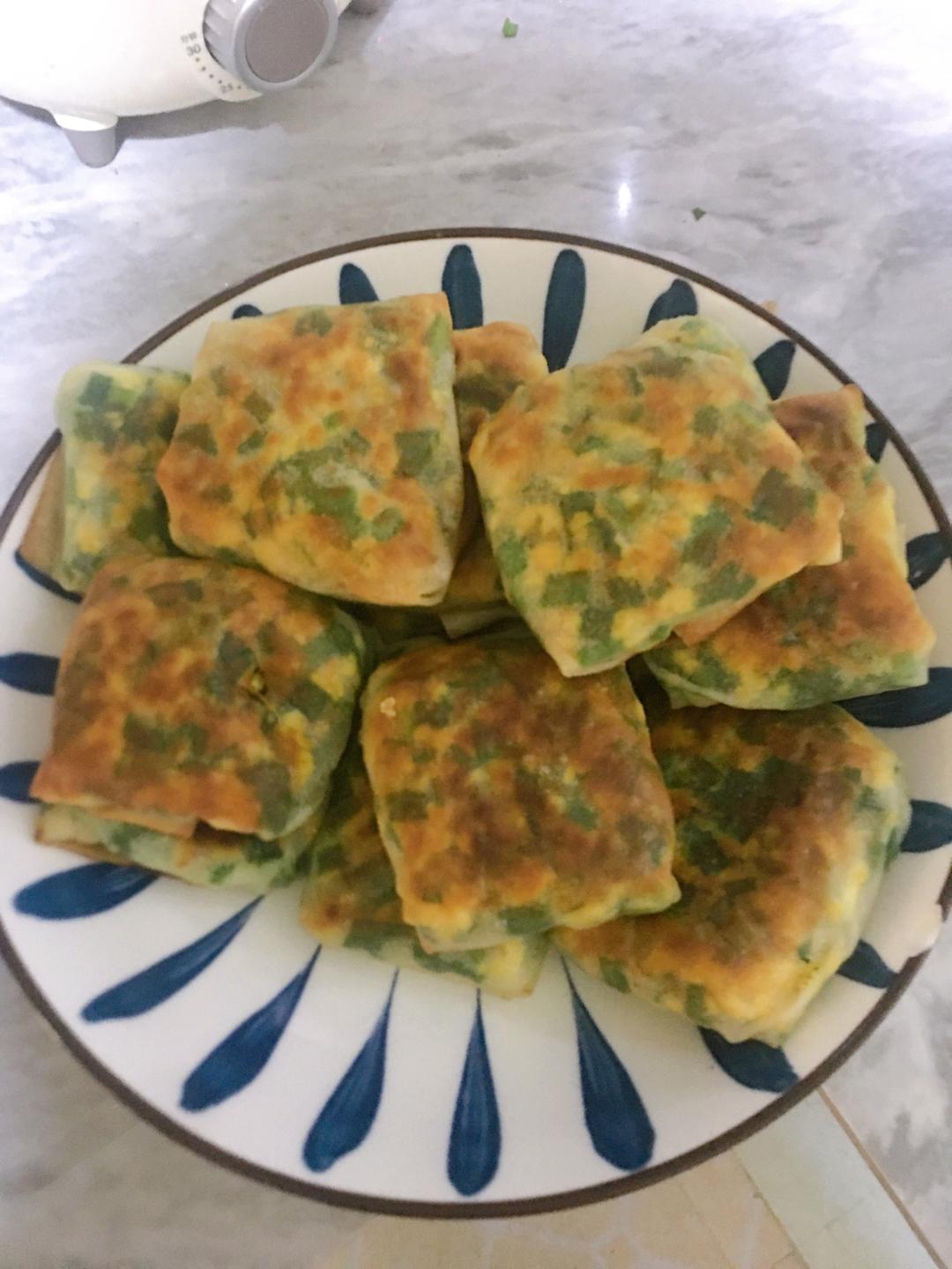 快手韭菜盒子