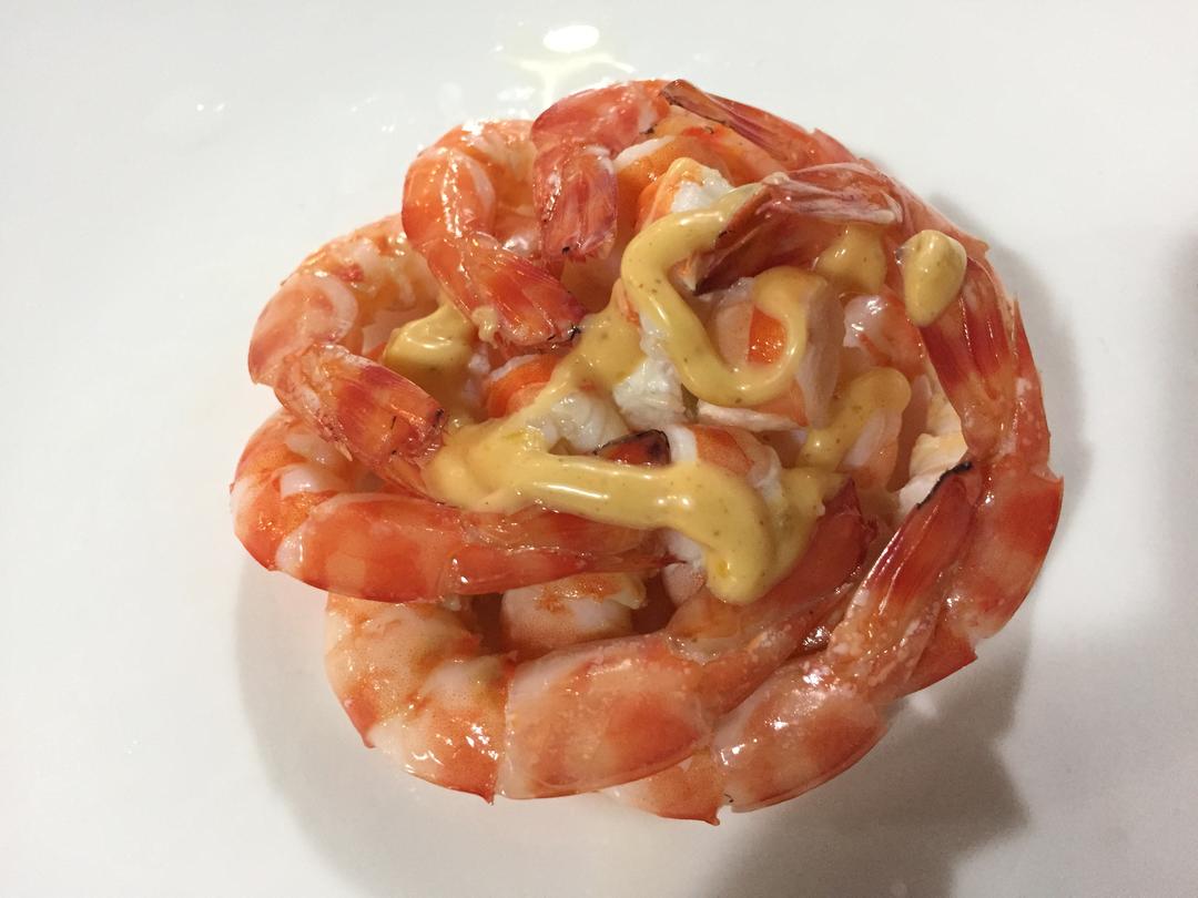 西式大虾头盘的做法 步骤8