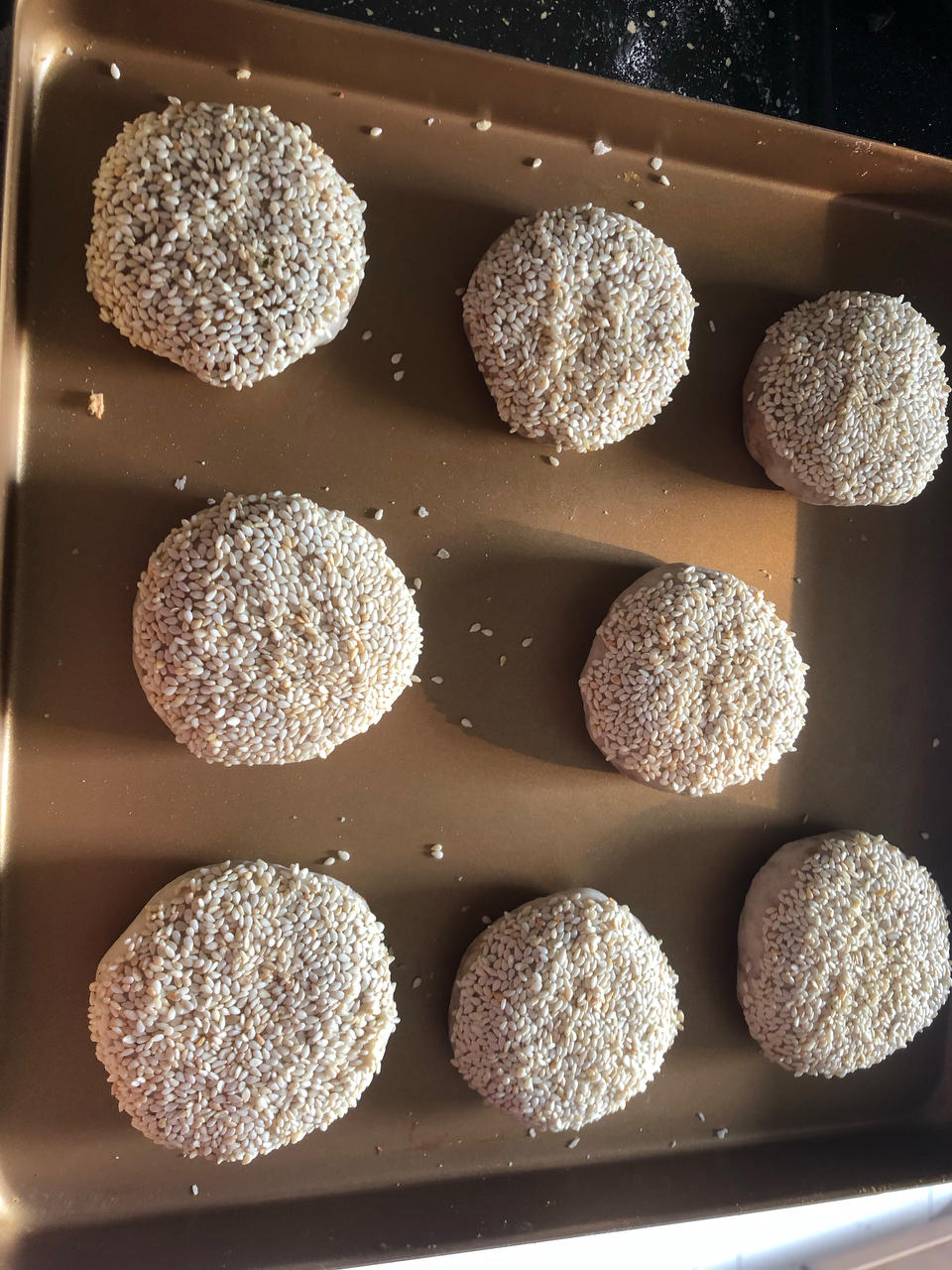 怎样烤出外酥里软，层次又多的芝麻酱烧饼，详细教程