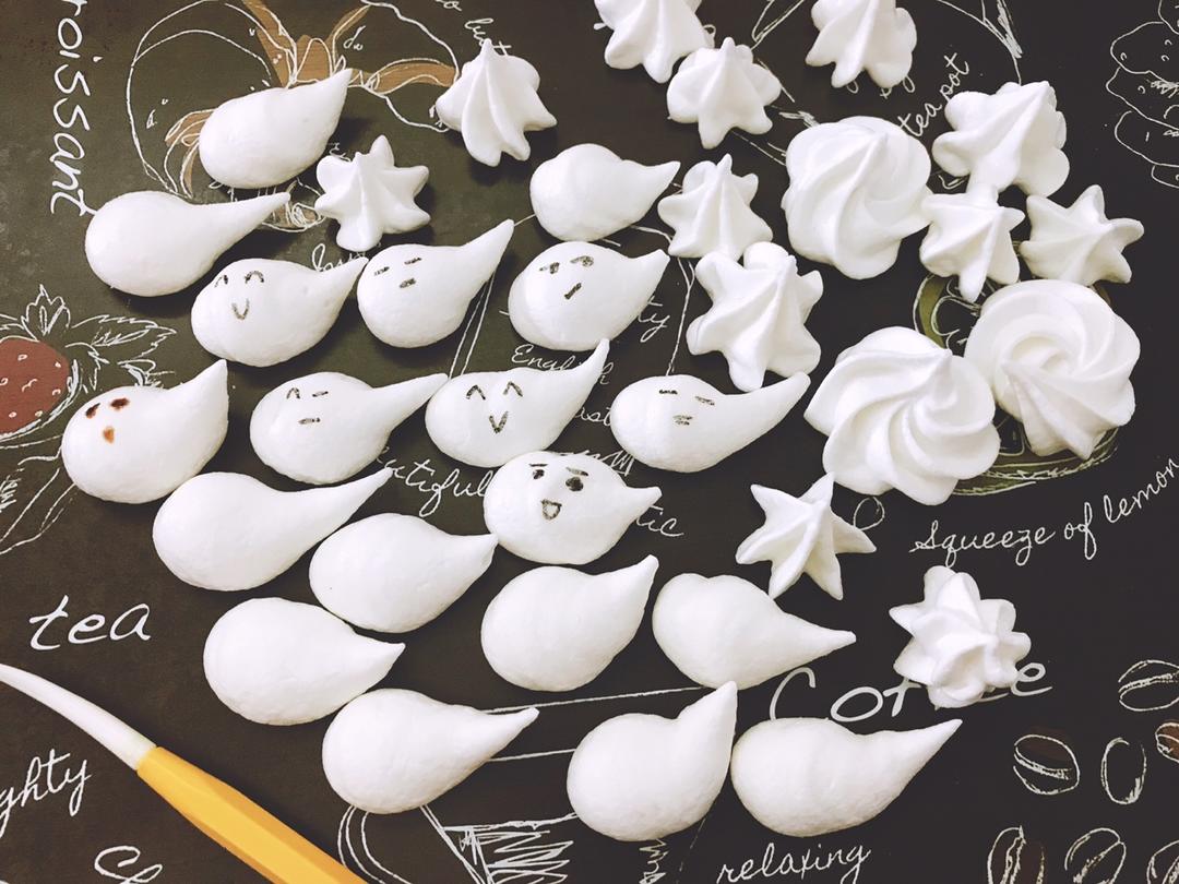 万圣节最萌的小礼物，小幽灵蛋白糖