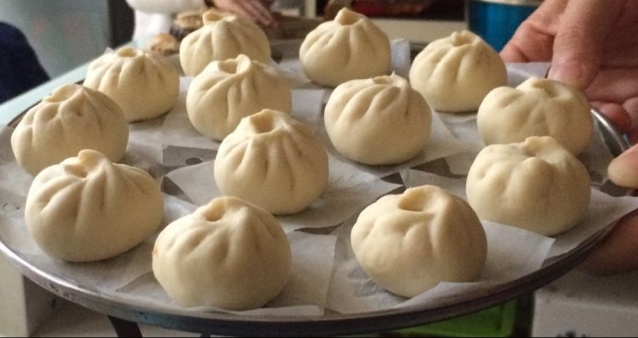 家庭手工肉馅大包子