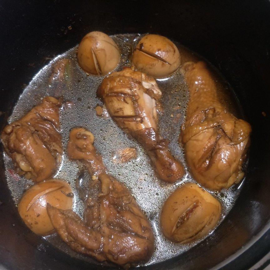 爆好吃的卤鸡腿 卤蛋❗电饭煲 炒锅都可以做~
