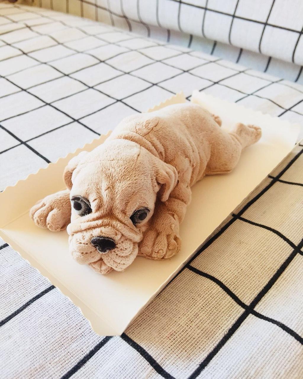 免烤3D立体狗蛋糕