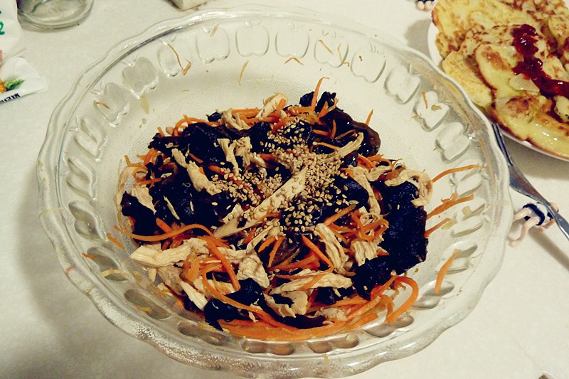 减脂健身｜凉拌手撕鸡丝（香辣&麻油版）