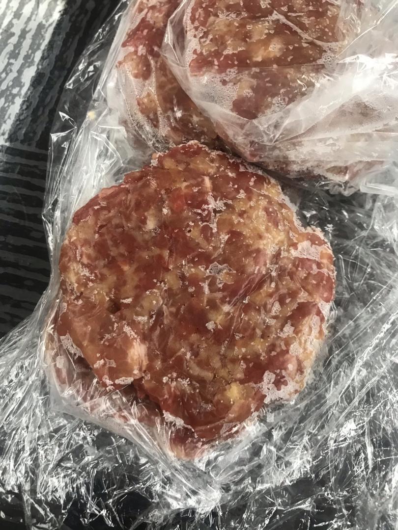 快手汉堡胚肉饼