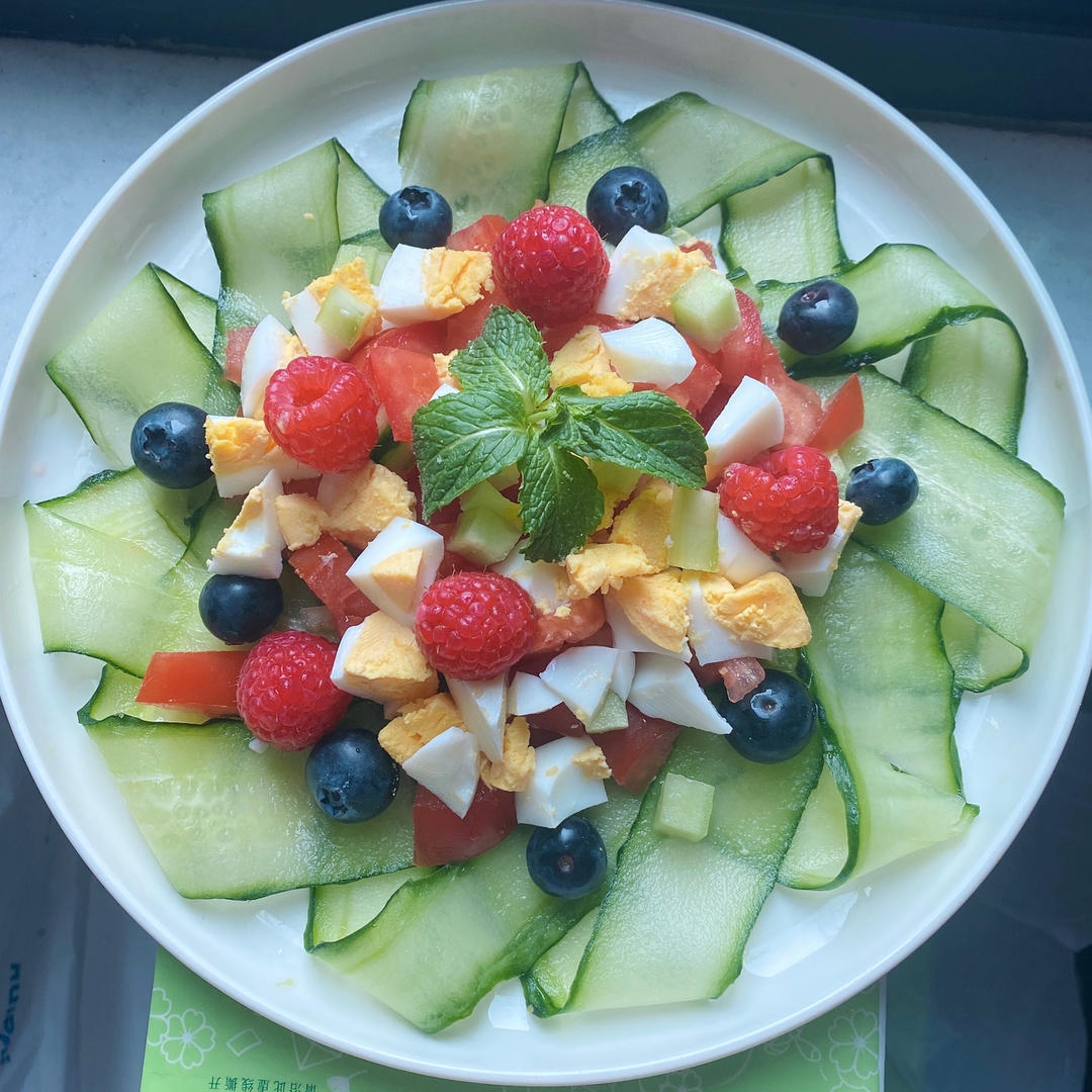 😍黄瓜造型花😍凉拌黄瓜创意摆盘🌹花式美食菜肴点缀摆盘🌸