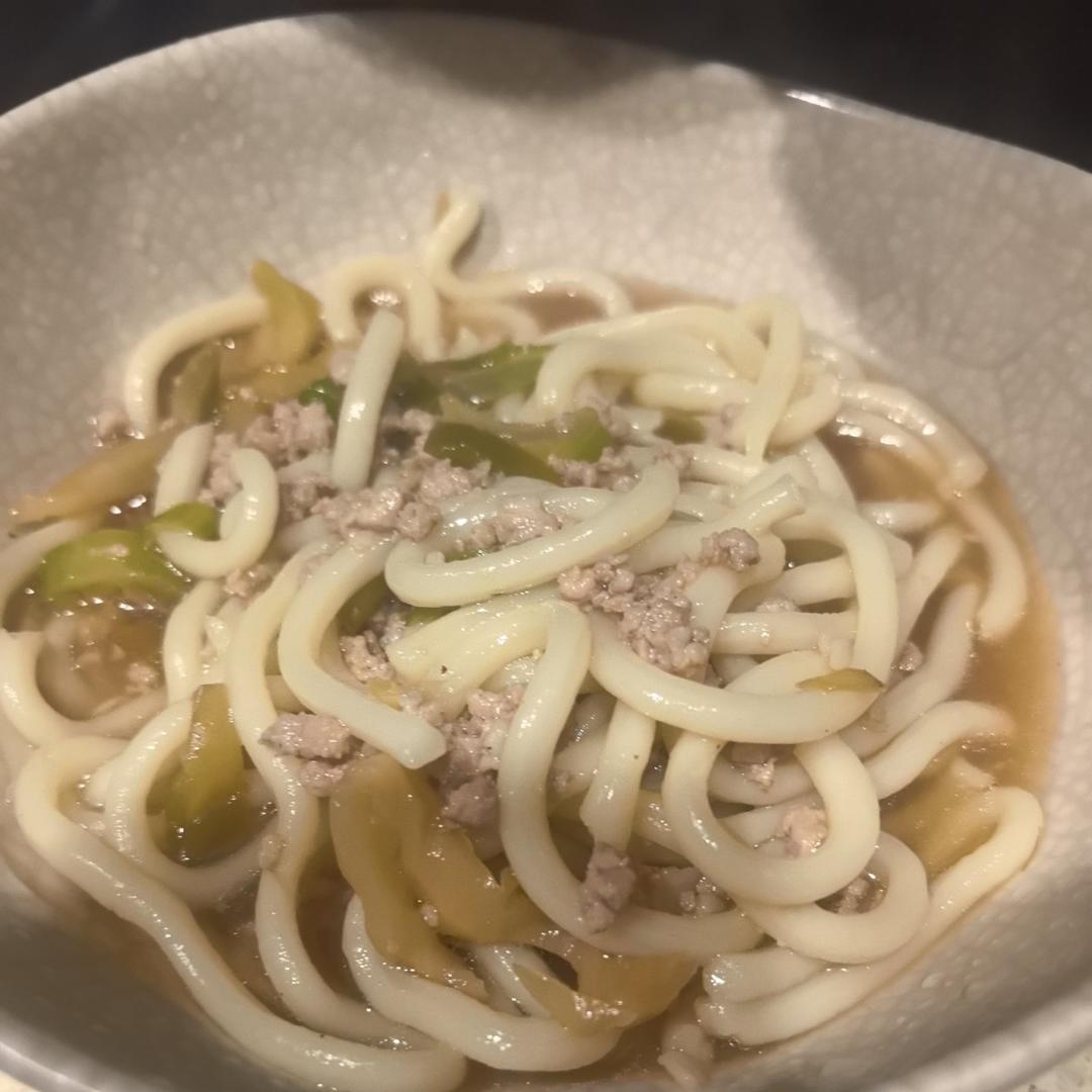 榨菜肉沫米线～巨香巨好吃！