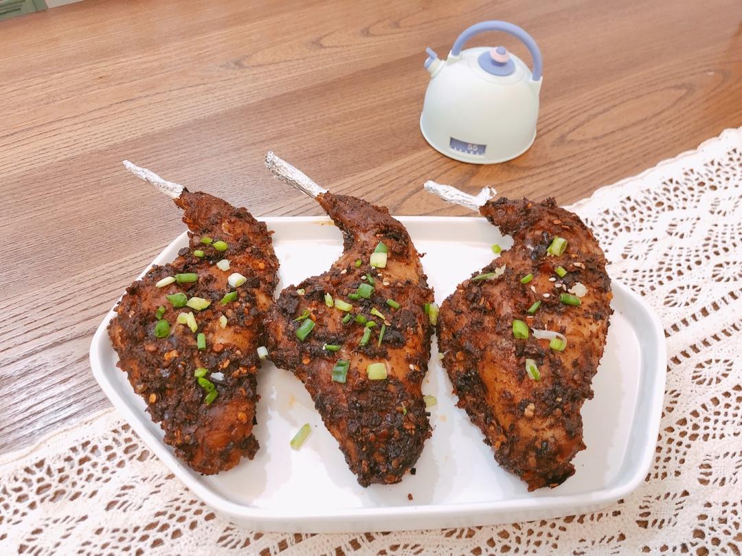 香辣孜然烤兔腿