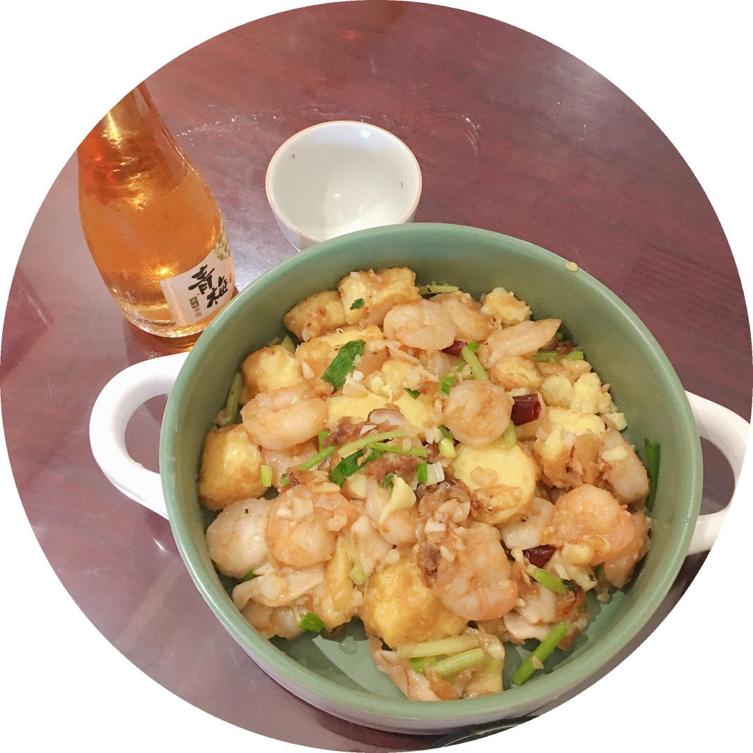 虾仁豆腐