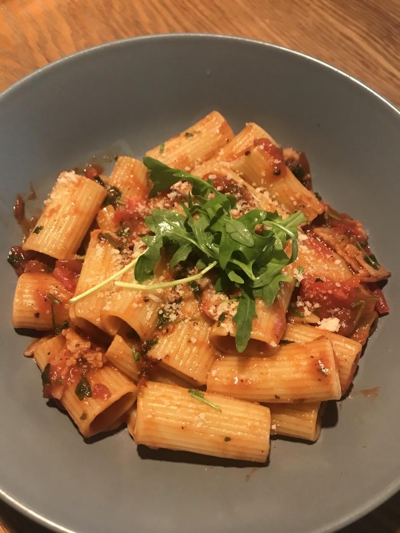 培根番茄意大利面