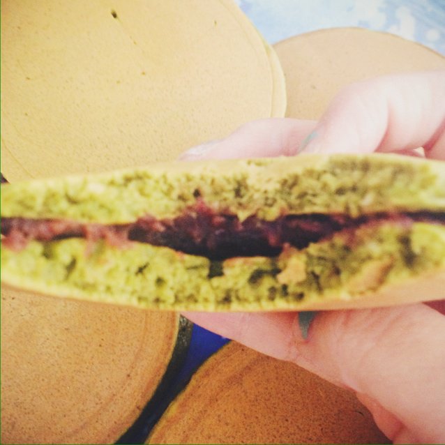 抹茶蜜豆铜锣烧